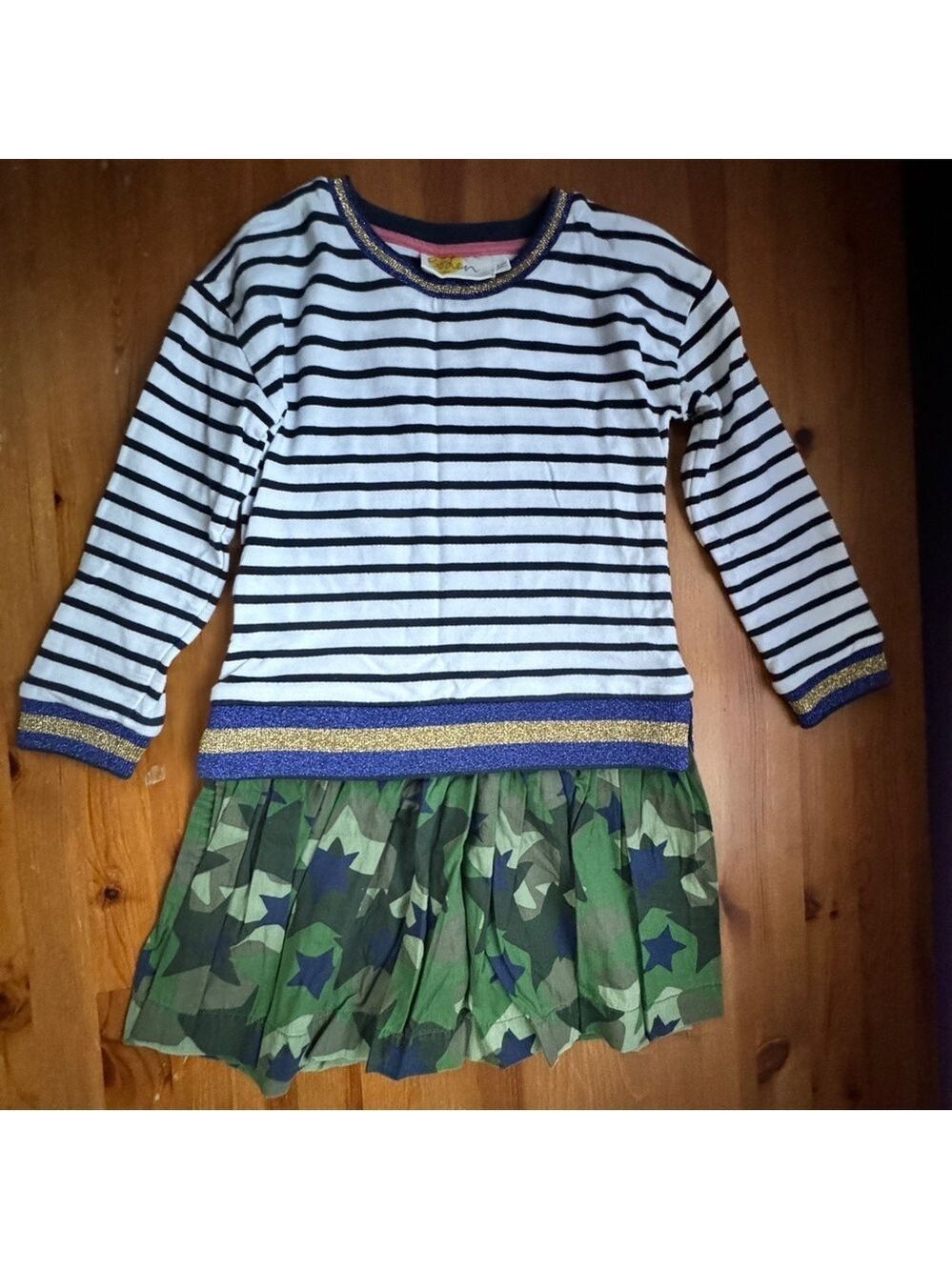 Boden camouflage dress size 5/6 nwot